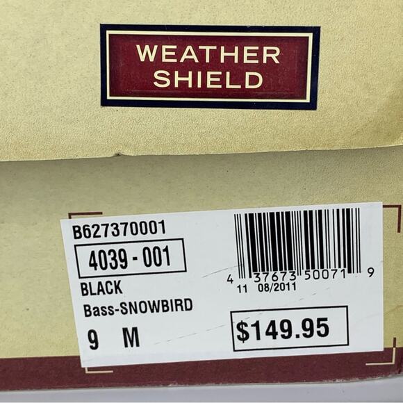 Bass Heritage Collection Winter Snowbird Boots Black Gray Purple Plaid S… - Picture 15 of 16